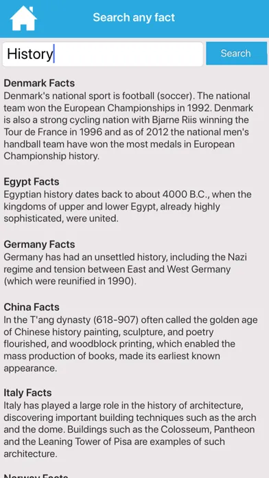 Capturas de pantalla de Amazing World Facts