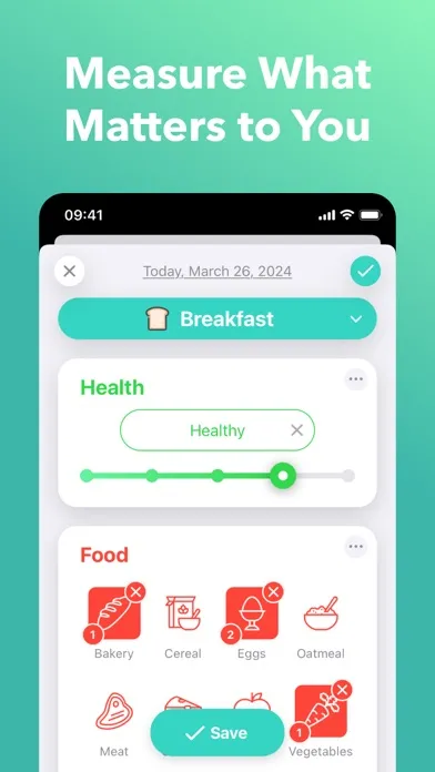 Ảnh chụp màn hình của Nutrilio: Food Tracker & Water