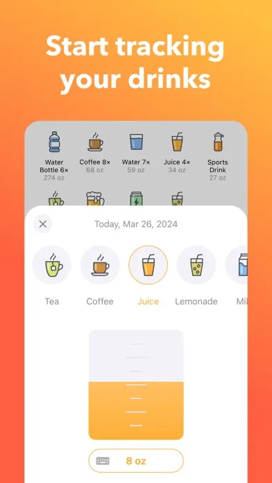 Ảnh chụp màn hình của Nutrilio: Food Tracker & Water