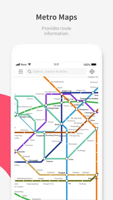 Korea Tour - Offline Map Metro应用截图