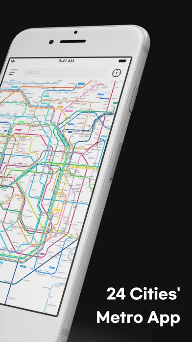 NUUA METRO- Offline Subway Map应用截图