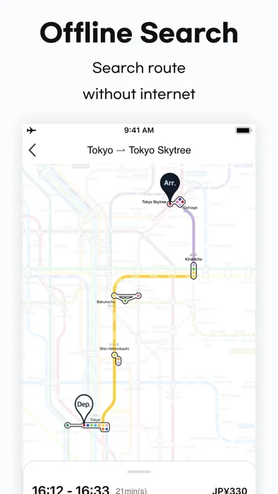 NUUA METRO- Offline Subway Map应用截图