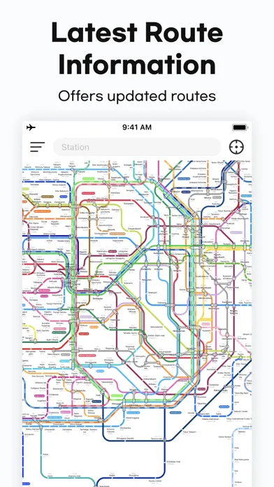 NUUA METRO- Offline Subway Map应用截图
