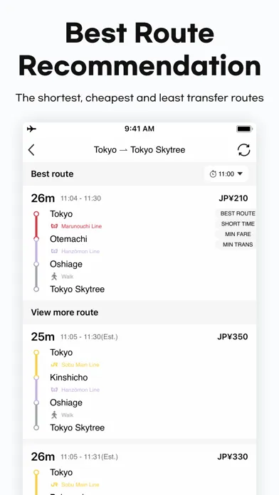 NUUA METRO- Offline Subway Map应用截图