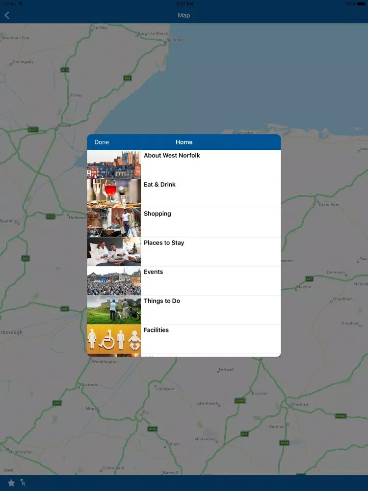 West Norfolk iPad  Screenshots
