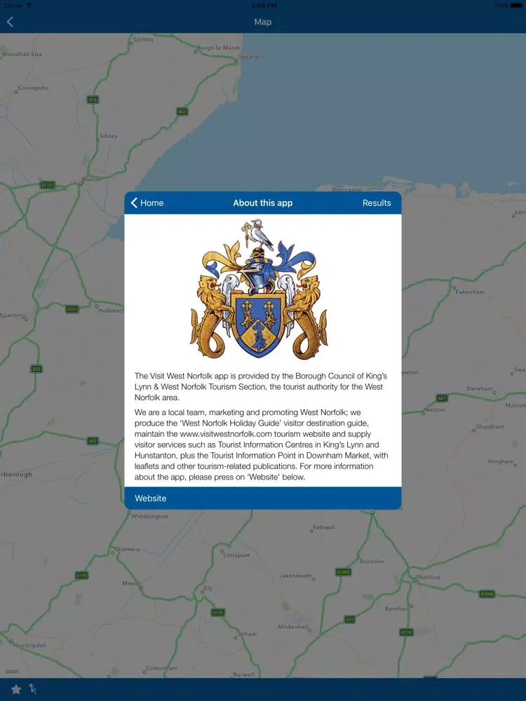 West Norfolk iPad  Screenshots