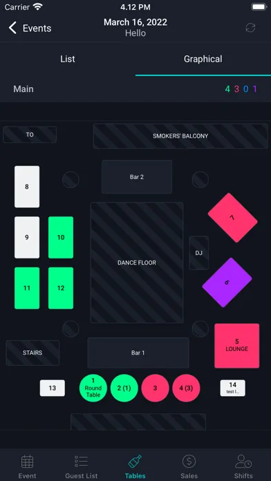 Ảnh chụp màn hình của Nyx - nightclub management