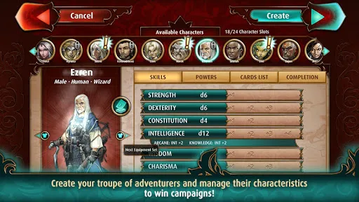 Captures d'écran de Pathfinder Adventures