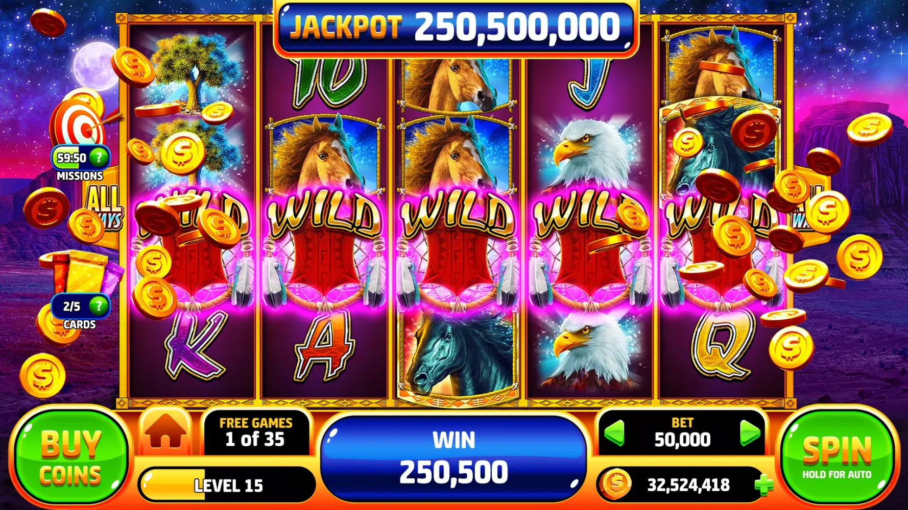 Wild Wins Casino Ekran Görüntüleri