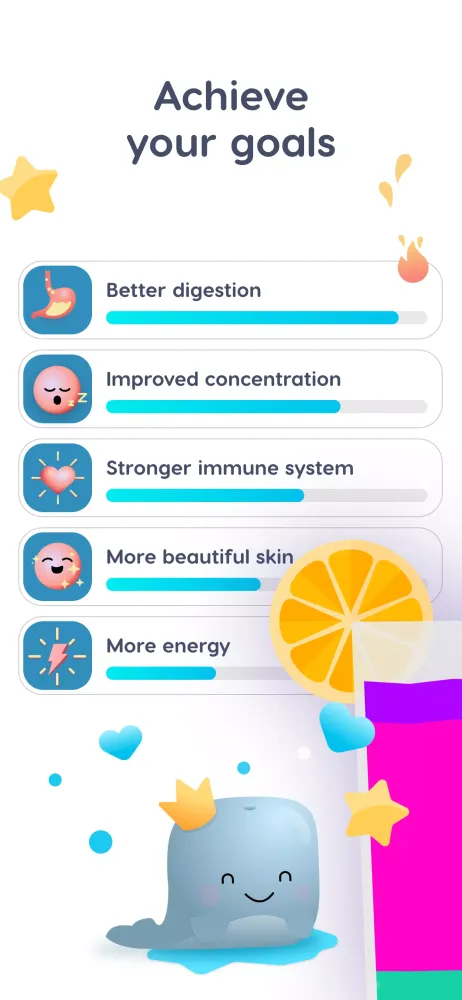 Скриншоты Water-reminder, tracker: Dropy