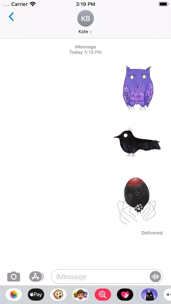 Artistic Halloween Stickers स्क्रीनशॉट