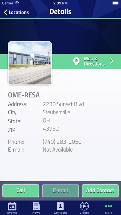 OME-RESA Connect應用截圖