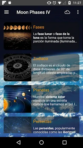 Capturas de tela do Moon Phases Pro