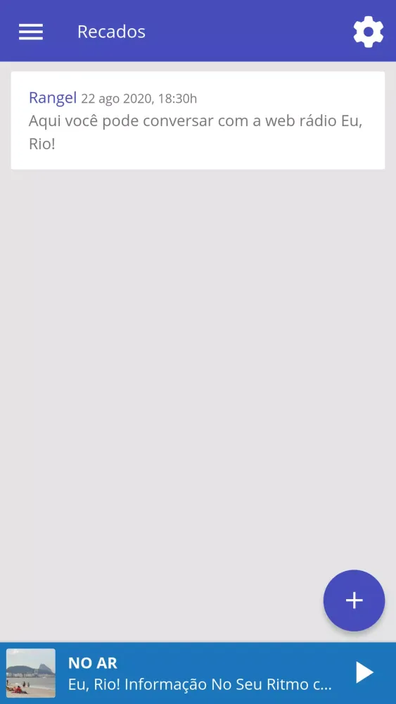 Rádio Eu, Rio Screenshots