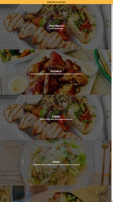 Tangkapan skrin Chicken Maison