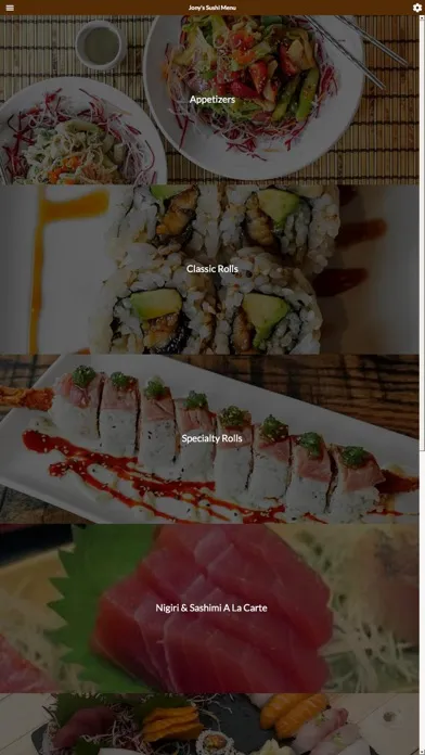 Captures d'écran de Jony's Sushi