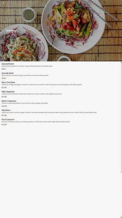 Captures d'écran de Jony's Sushi