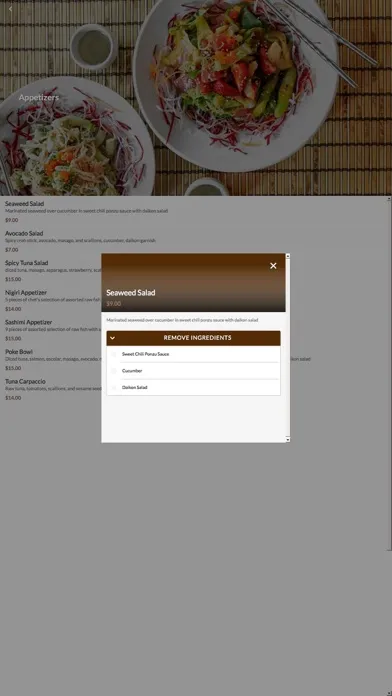 Captures d'écran de Jony's Sushi