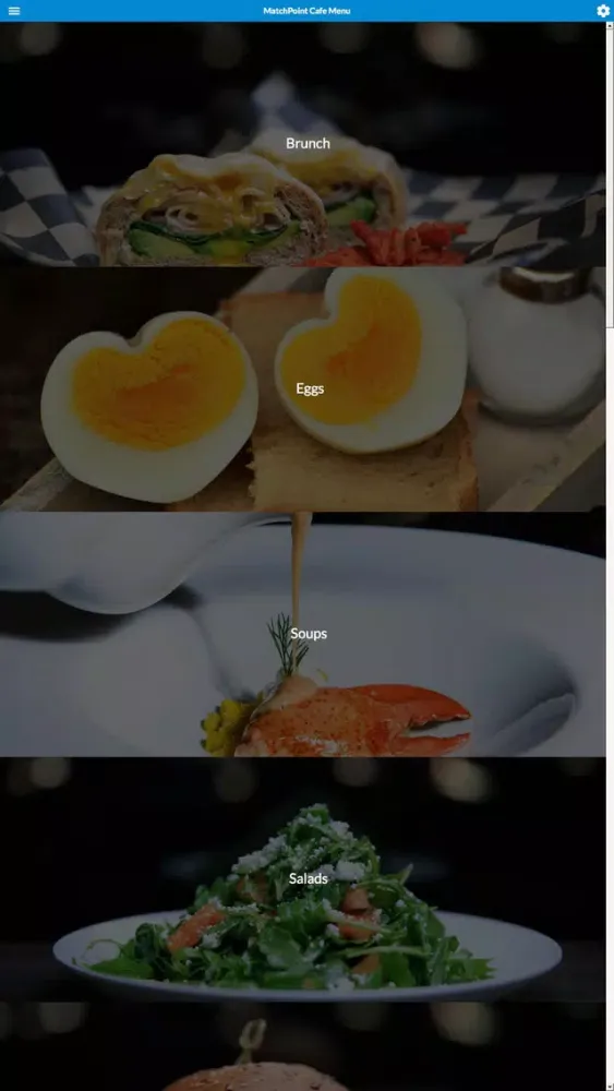Скриншоты MatchPoint Cafe