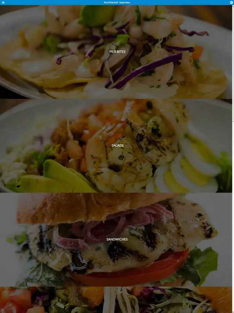 ภาพหน้าจอของ Pier 76 Fish Grill iPad 