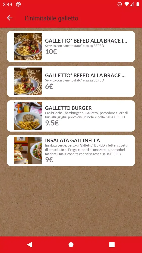 Zrzuty ekranu BEFED PUB