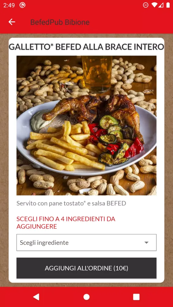 Zrzuty ekranu BEFED PUB