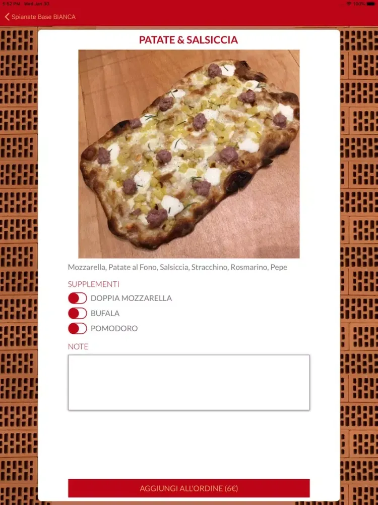 Capturas de pantalla de Pizzeria byNhot iPad