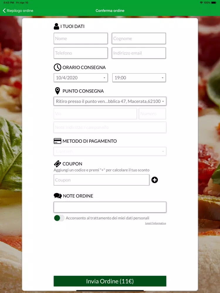 Facile Food iPad  Screenshots