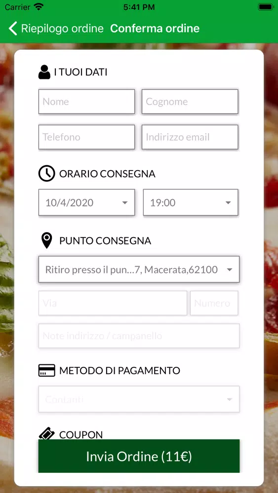 Facile Food Screenshots