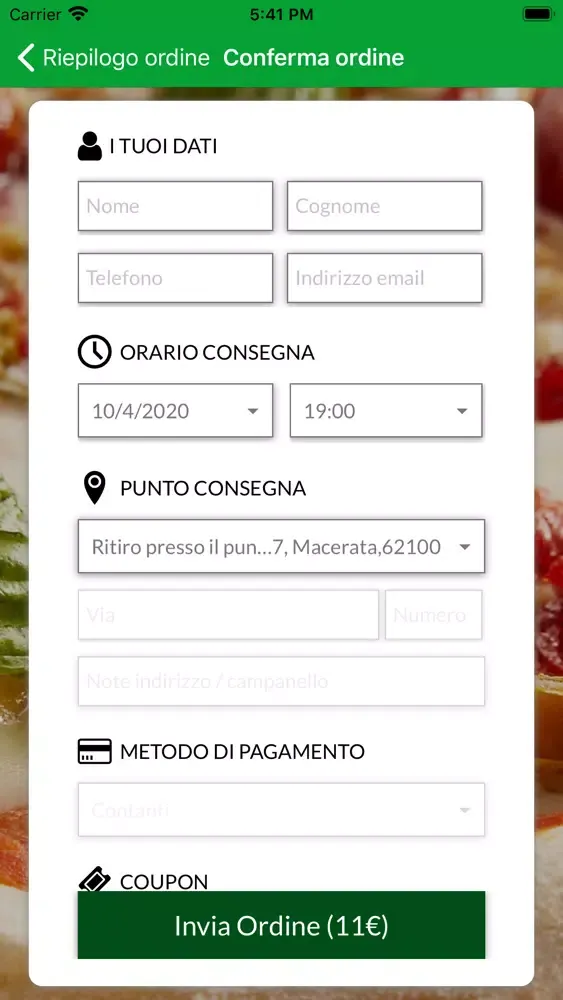 Zrzuty ekranu Facile Food