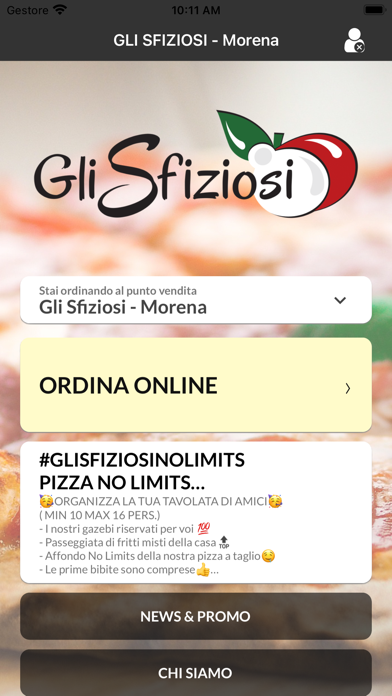 Tangkapan layar Pizzeria Gli Sfiziosi