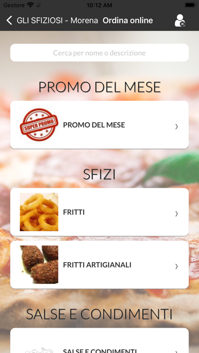 Tangkapan layar Pizzeria Gli Sfiziosi
