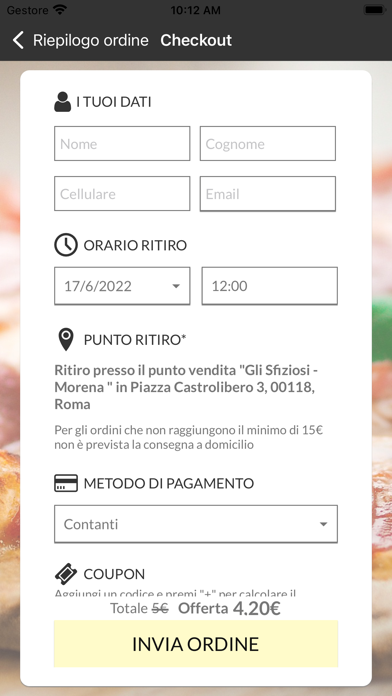 Tangkapan layar Pizzeria Gli Sfiziosi