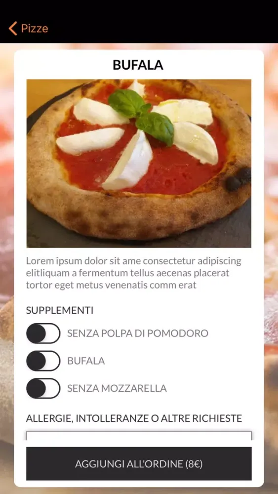 Pitz - Pizzeria Oristano 스크린샷