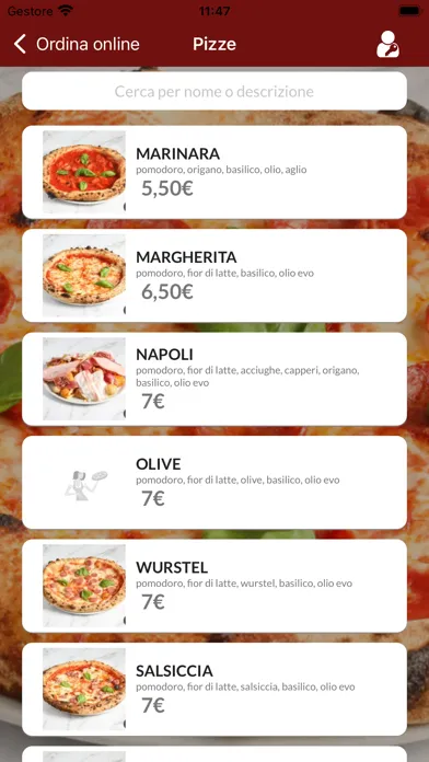 Pizzeria Donna Rosa应用截图