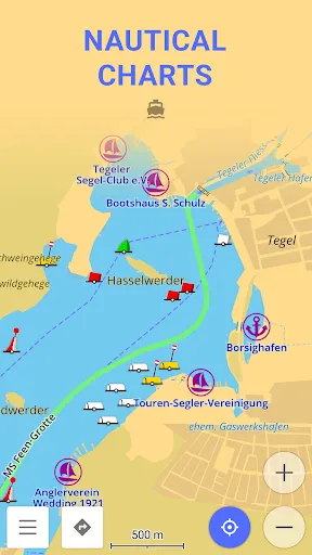 Tangkapan layar Nautical Charts — OsmAnd