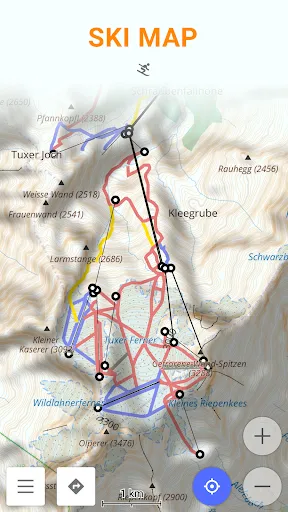 Tangkapan skrin Ski Map Plugin — OsmAnd