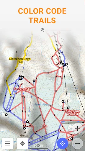 Tangkapan skrin Ski Map Plugin — OsmAnd