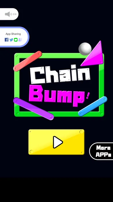 ภาพหน้าจอของ Chain Bump!