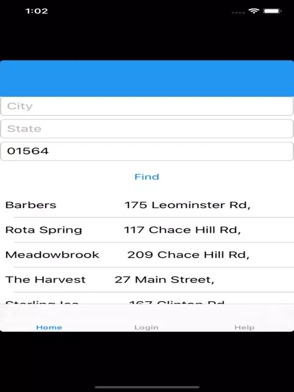 FindRestaurantUSApp iPad  Screenshots