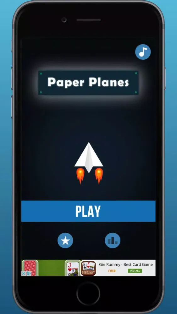 Tangkapan skrin Paper Planes Flying