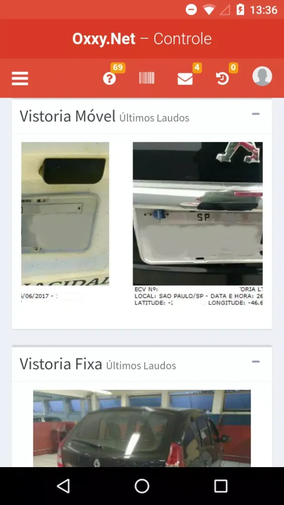 Oxxy Controle Screenshots