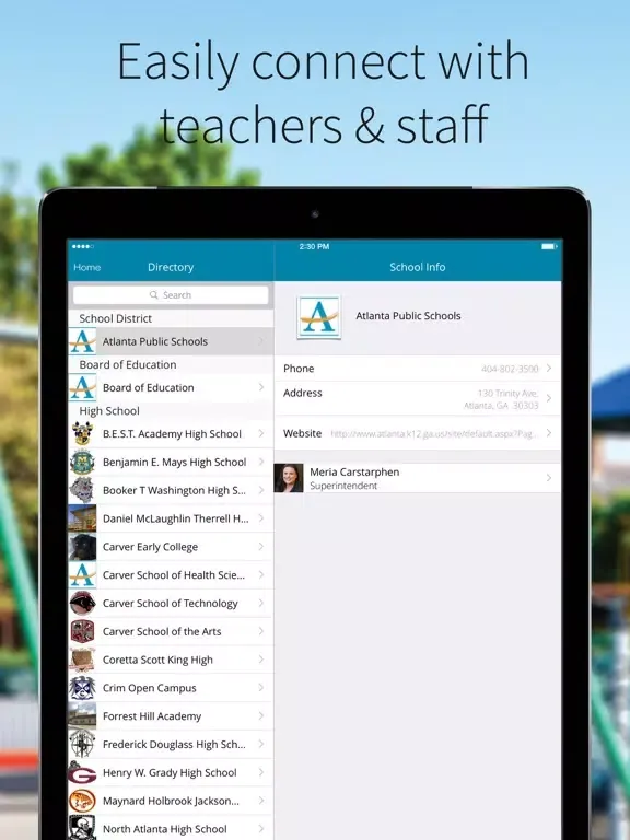 Atlanta Public Schools (APS) iPad 应用截图