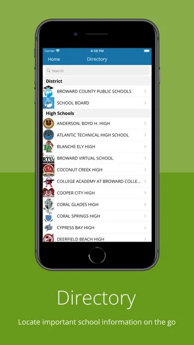 Screenshot di Broward County Public Schools