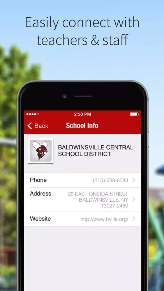 Screenshot di Baldwinsville Central School District
