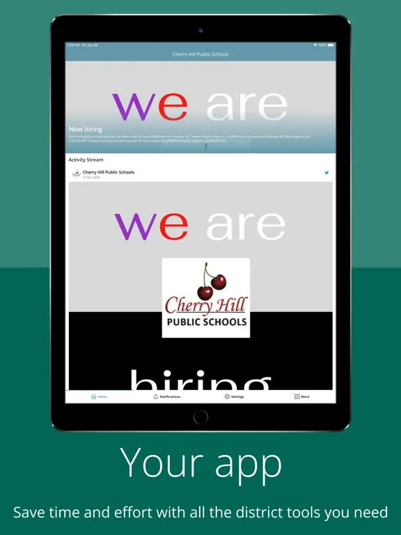 Capturas de pantalla de Cherry Hill Public Schools iPad 