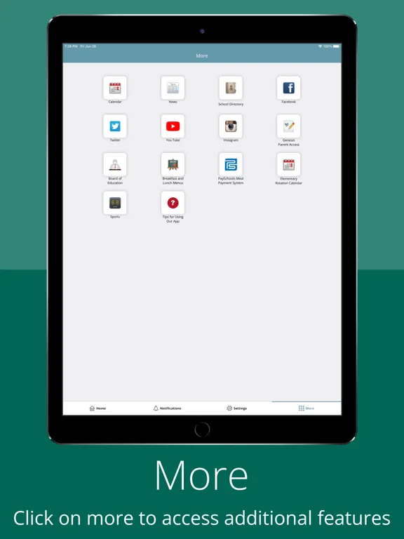 Capturas de pantalla de Cherry Hill Public Schools iPad 