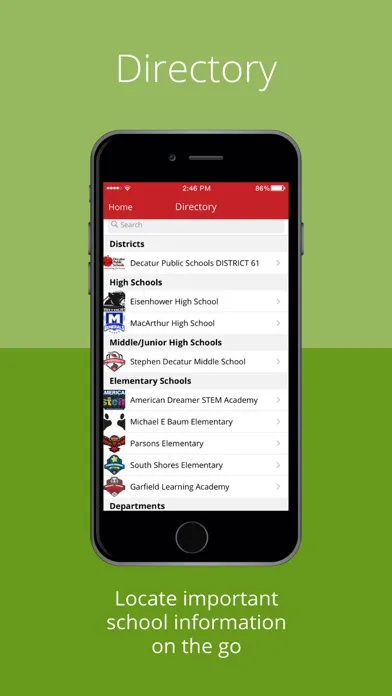 Capturas de pantalla de Decatur Public Schools