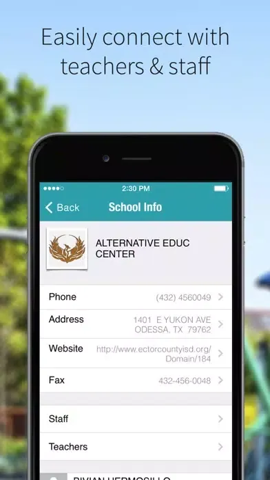 Capturas de tela do Ector County ISD