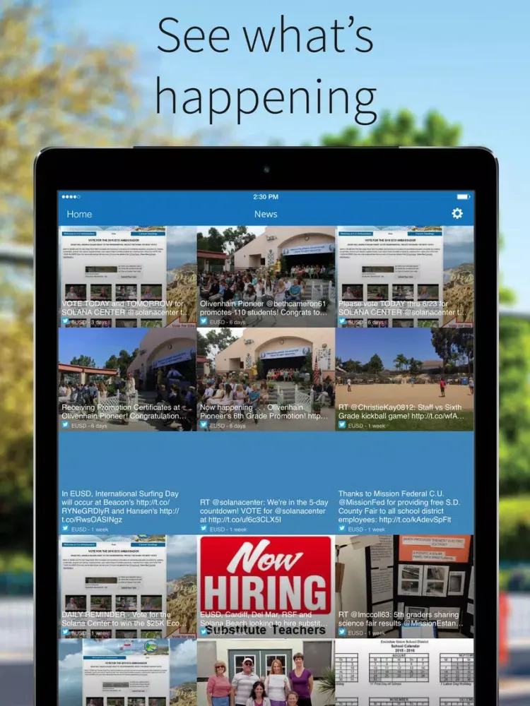 Encinitas Union School District iPad  स्क्रीनशॉट